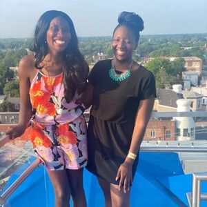 Black mini dress size M